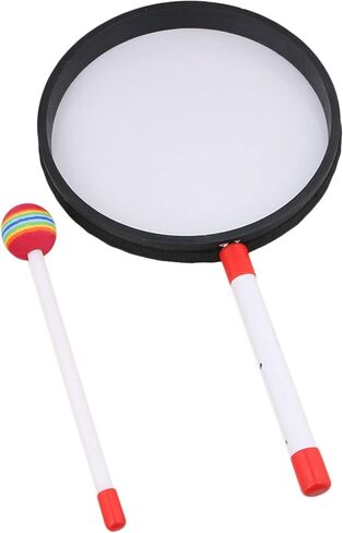 Yibuy 7.9" Diameters Drum with Rainbow Color Mallet Music Rhythm Instruments Drum Set Pack of 5 in Saudi Arabia