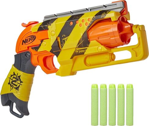 Nerf Zombie Strike Hammershot Blaster, Pull-Back Hammer-Blasting Action, 5 Darts (Amazon Exclusive) in Saudi Arabia