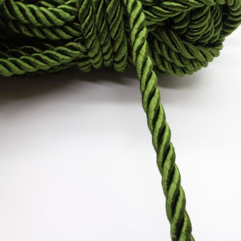 PAMIR TONG 5mm 3 Braided Cord Thread Decorative Twisted Satin Polyester Twine Cord Rope String Thread Shiny Cord Choker Thread DIY Cord Jewelry Findings GD20SC150 (20 Bundles Multi-Color) in Saudi Arabia