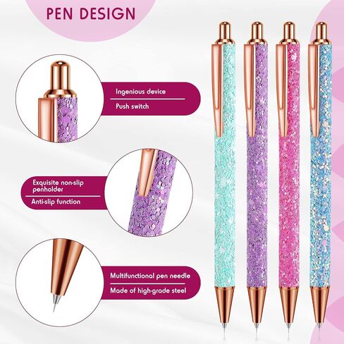 Epakh 4 Pin Pens Weeding Tool for Vinyl Air Release Pens, Bright Color in Kuwait
