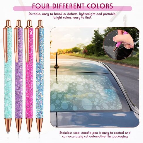 Epakh 4 Pin Pens Weeding Tool for Vinyl Air Release Pens, Bright Color in Kuwait