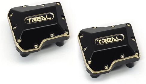TREAL Brass Axle Diff Covers (2P) CNC Machined Heavy Weight 15.8g/pc Upgrades Compatible with 1/18 TRX4M in Saudi Arabia