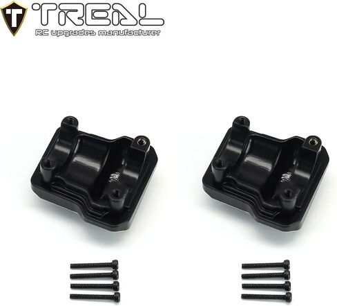 TREAL Brass Axle Diff Covers (2P) CNC Machined Heavy Weight 15.8g/pc Upgrades Compatible with 1/18 TRX4M in Saudi Arabia