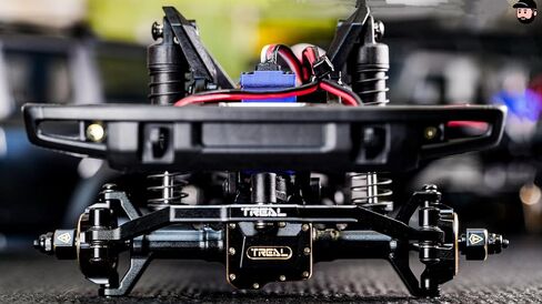 TREAL Brass Axle Diff Covers (2P) CNC Machined Heavy Weight 15.8g/pc Upgrades Compatible with 1/18 TRX4M in Saudi Arabia