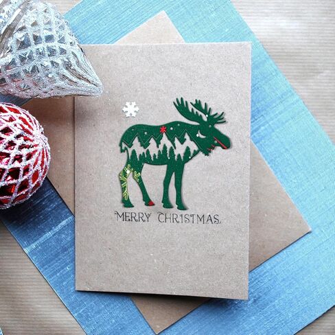 SRIZIAN قطعتان من قوالب القطع المعدنية لصنع البطاقات، الدب القطبي ووحيد القرن DIY الحرفية من الفولاذ الكربوني قالب النقش قطع القالب لصنع البطاقات، ألبوم الصور، ديكور عيد الميلاد in Kuwait