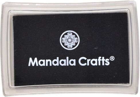 Mandala Crafts Washable Ink Pads Washable Stamp Pads - Assorted Colors Craft Ink Pad Stamp Pad Kit - Stamp Pads for Rubber Stamps Stamping Crafts 15 Sets in Saudi Arabia