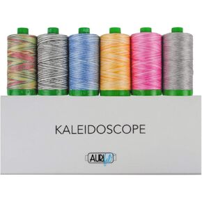 Aurifil Thread Set ''Kaleidoscope'' Collection - 6 Large (1094 Yards Each) 40wt Variegated Spools AC40KC6 in Kuwait
