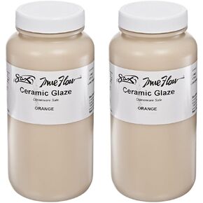 Sax True Flow Gloss Glaze, Orange, 1 Pint, 20 cm - 1430118 (Pack of 2)