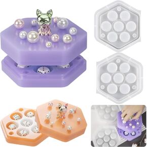 Resin Mold Clay Mold Jewelry Resin Casting Mold Candle Making Molds Craft Supplies 3D Mold Silicone Mold for Resin Casting Mold