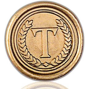 50pcs Initial Wax Seal Stickers Self Adhesive, Alphabet Letter A Sealing for Wedding Party Invitations, Custom Gift Handmade, Bridal Shower (L, Gold, 50pcs) in Kuwait