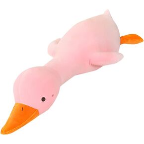 kewo Duck Plush Pillow Stuffed Animal Toy, Cute Giant Goose Plush Duck Stuffed Animal,Super Soft Hugging Pillow for Kids Bedding (Yellow,25.5 in)…