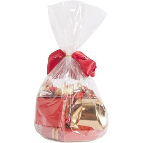 أكياس سيلوفان يوتيلاب، أكياس هدايا سيلوفان شفافة مقاس 9 × 12 بوصة مع أربطة ملتوية، أكياس تشيلو 200 قطعة in Kuwait