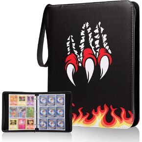 ZALORD 9-Pocket Trading Card Binder, 900 Pockets Card Holder with Removable 50 Sleeves, Trading Card Collection Album in Saudi Arabia