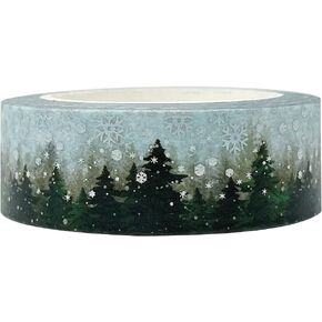 allydrew Holographic Washi Masking Tape, 10mm x 10M, Merry Christmas in Kuwait