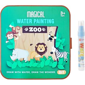 كتب تلوين مائية قابلة لإعادة الاستخدام للأطفال الصغار من كاواقيوا، كتاب فني بدون فوضى، كتاب مشغول للأطفال، أنشطة الرسم المائي مع قلم مائي لعبة السفر بالطائرة - الفضاء in Kuwait