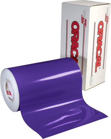 Oracal 651 Glossy Permanent Vinyl 12 Inch x 6 Feet - Royal Purple in Saudi Arabia