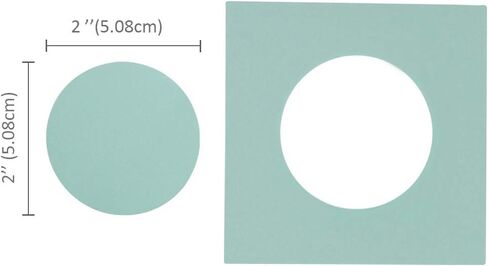 Bira Craft 2" Circle Magnetic Punch, Anywhere Punch, Everywhere Punch, Window Punch, Frame Punch, for Paper Crafting Scrapbooking (Circle) in Saudi Arabia