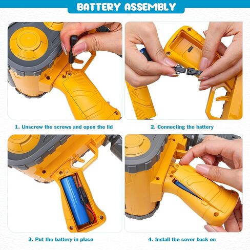فقاعة آلة بندقية مع أضواء ترقية التلقائي آلة فقاعة الناسف مع 4 زجاجات فقاعة إعادة ملء الحل شاحنة تصميم فقاعة صانع آلة لعبة مجموعة للأطفال عيد ميلاد حفل زفاف في الهواء الطلق in Kuwait