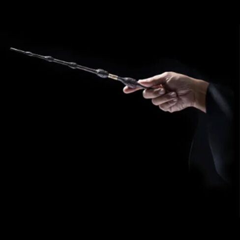 Light Up Magic Wizard Wand Witchcraft Toy with Gift Box - LED Lights and Battery Included -Halloween Sorcerer Collection Cosplay Accessories, Christmas Birthday Gifts for Kid in Kuwait