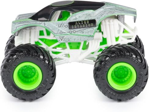 Monster Jam 2023 Spin Master 1:64 Diecast Truck Series 31 Steel Reveal Alien Invasion in Saudi Arabia