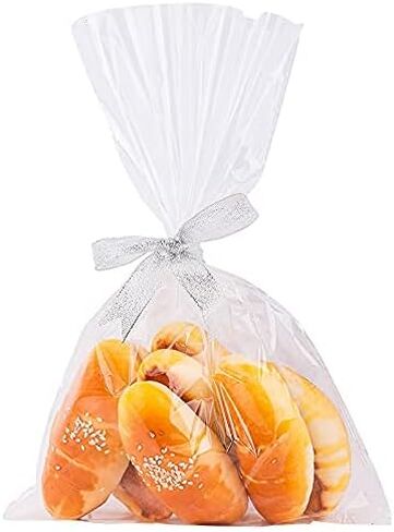 أكياس سيلوفان يوتيلاب، أكياس هدايا سيلوفان شفافة مقاس 9 × 12 بوصة مع أربطة ملتوية، أكياس تشيلو 200 قطعة in Kuwait