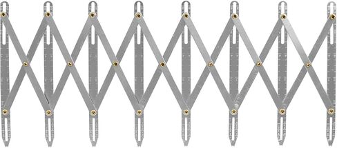 Aluminum Expanding Sewing Gauge Buttonhole Gauge Button Space Guide Quilting Equal Space Divider Button Sewing Tool for Button Hole, Curtains, Crafts(1) in Kuwait