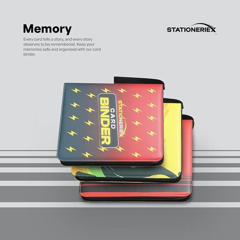 حافظة بطاقات تجارية ذات 9 جيوب بأكمام - تحمل مجموعة 720 بطاقة، ألبوم بطاقات تحميل علوي من Stationeriex مع سحاب إغلاق، هدايا للأطفال والمراهقين in Kuwait