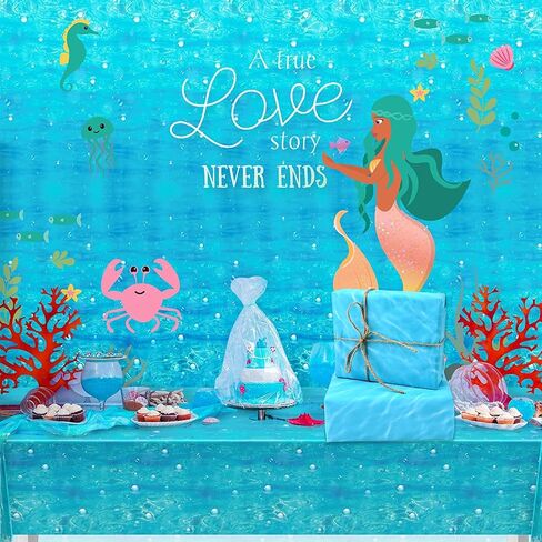 100 Sheets 20 * 14 Inches Ocean Blue Tissue Paper for Gift Bags, Sea Waves Pattern Gift Wrap Tissue for Birthday Baby Shower Under The Sea Party Blue Pool Party Ocean Theme Party DIY Craft in Saudi Arabia