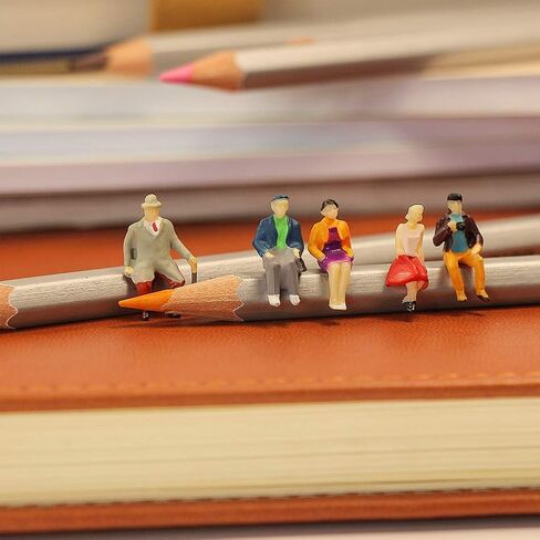 P8715 100pcs HO Scale 1:87 Seated and Standing People Assorted Figures Passengers New in Saudi Arabia