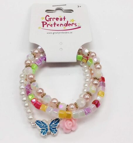 مجموعة أساور فراشة لؤلؤية 84081 من Great Pretenders خرز، متعددة الألوان (متعددة الألوان) in Kuwait