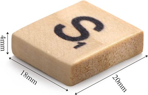 1000 قطعة من حروف الخربشة الخشبية من Coloch، بلاط حروف خشبية من A-Z، حروف كبيرة للحرف اليدوية، والمعلقات، والهجاء، وتزيين الهدايا، وصنع قواعد الحروف الأبجدية ولعبة الكلمات المتقاطعة، 10 مجموعات in Kuwait