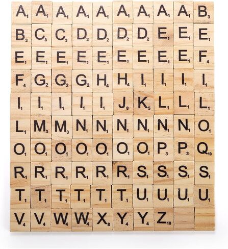 1000 قطعة من حروف الخربشة الخشبية من Coloch، بلاط حروف خشبية من A-Z، حروف كبيرة للحرف اليدوية، والمعلقات، والهجاء، وتزيين الهدايا، وصنع قواعد الحروف الأبجدية ولعبة الكلمات المتقاطعة، 10 مجموعات in Kuwait