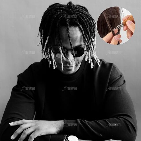 AUEAR, 1 Hook, 2 Hooks, 3 Hooks Dreadlock Crochet Hook for Hair Lock Crochet Needle for Braid Craft Bamboo Handle (Pack of 1, 0.5mm Double End) in Kuwait