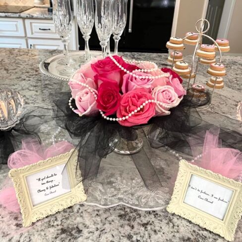 12 قلادة من اللؤلؤ الصناعي المطرز بالجملة طويلة 48 بوصة، 7 مم زعنفة الخرز حزب هدايا الديكور in Kuwait