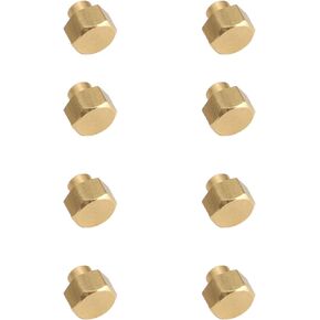 RC Nut, Brass 8Pcs Rust Resistant RC Tire Lock Nut for SCX24 (5mm) in Kuwait