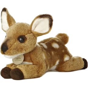 Aurora® Adorable Miyoni® Fawn Stuffed Animal - Lifelike Detail - Cherished Companionship - Brown 8 Inches in Kuwait