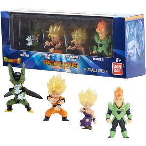 Bandai America - Dragon Ball Super Adverge Figure Box Set 1: Goku God, Golden Freiza, Goku Rose, Super Saiyan Blue Goku