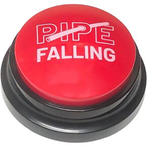 Falling Pipe Sound Button | Bang! Metal Pipe Falling Sound Effect Button | Meme Toy Gag Gifts for Men and Women (Batteries Not Included) in Saudi Arabia