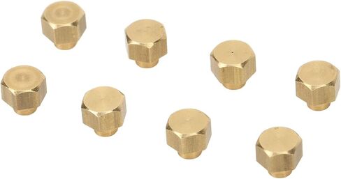 RC Nut, Brass 8Pcs Rust Resistant RC Tire Lock Nut for SCX24 (5mm) in Kuwait