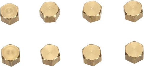 RC Nut, Brass 8Pcs Rust Resistant RC Tire Lock Nut for SCX24 (5mm) in Kuwait