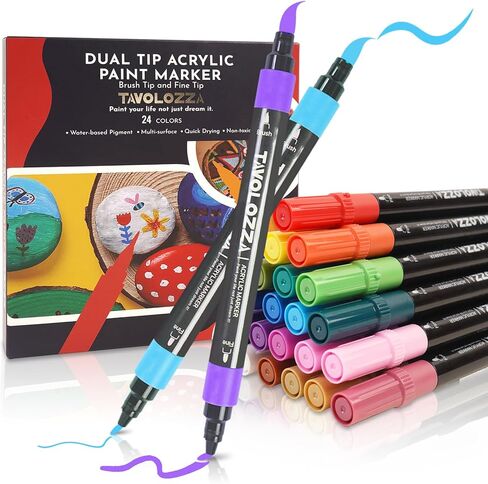 أقلام طلاء أكريليك من تافولوزا، 36 قطعة in Kuwait