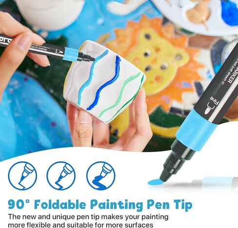 أقلام طلاء أكريليك من تافولوزا، 36 قطعة in Kuwait