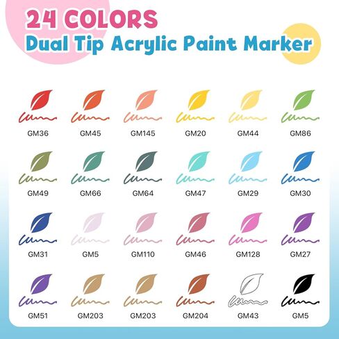 أقلام طلاء أكريليك من تافولوزا، 36 قطعة in Kuwait