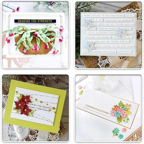 ORIGACH 2 PCS Flower Background Hot Foil Plate for DIY Scrapbooking Paper Cards Decor Embossing Foil Handmade Craft in Kuwait