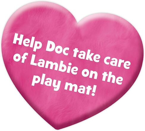 Doc McStuffins On-the-Go So Much Better Lambie 20-Piece Playset, Doc McStuffins Doll, Lambie Figure, 16 Tools and Accessories, Carrying Case, Officially Licensed Kids Toys for Ages 3 Up by Just Play in Saudi Arabia