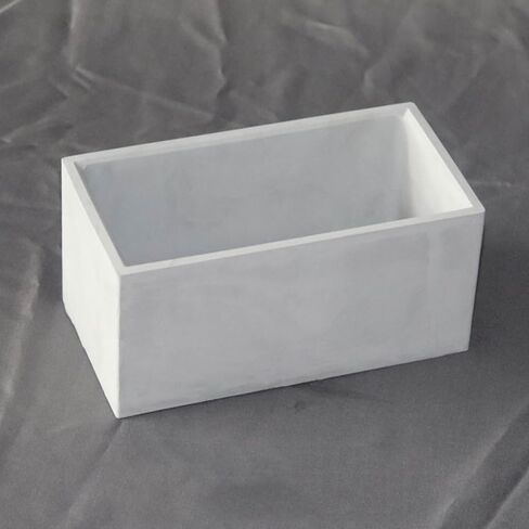 جيهتو مجموعات قوالب زراعة كبيرة مستطيلة من السيليكون - حافظة بلاستيكية متينة متضمنة - سهلة الفك، حاويات تخزين ذاتية الصنع، اواني عصارية ومنظم اقلام، قوالب خرسانية لصناعة فن الاسمنت in Kuwait