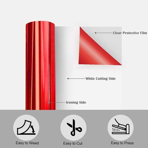Tvinyl Warehouse Green Foil HTV Metal نقل الحرارة الفينيل لفة 12 "× 6FT لجميع آلات القطع in Kuwait