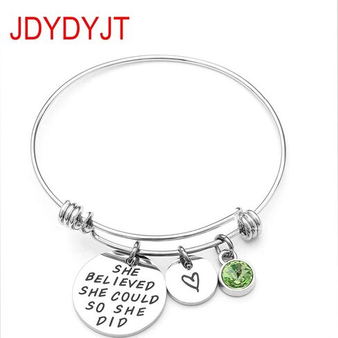 YJT يناير جوهرة الميلاد سحر لسوار قلادة صنع المجوهرات الفضة DIY كريستال للنساء الفتيات 6 مم in Kuwait