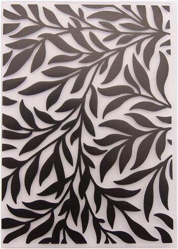 Welcome to Joyful Home 1PC Leaves Background Embossing Folder for Card Making Floral DIY Plastic Scrapbooking Photo Album Card Paper DIY Craft Decoration Template Mold 11x16cm in Saudi Arabia