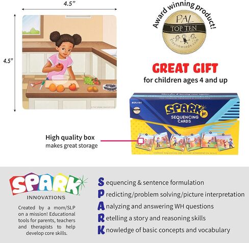 Sequencing Cards, Picture Cards, Storytelling Cards, Speech Therapy Materials, Home School Supplies, ESL, ELL, Social Skills, Combo Set in Kuwait